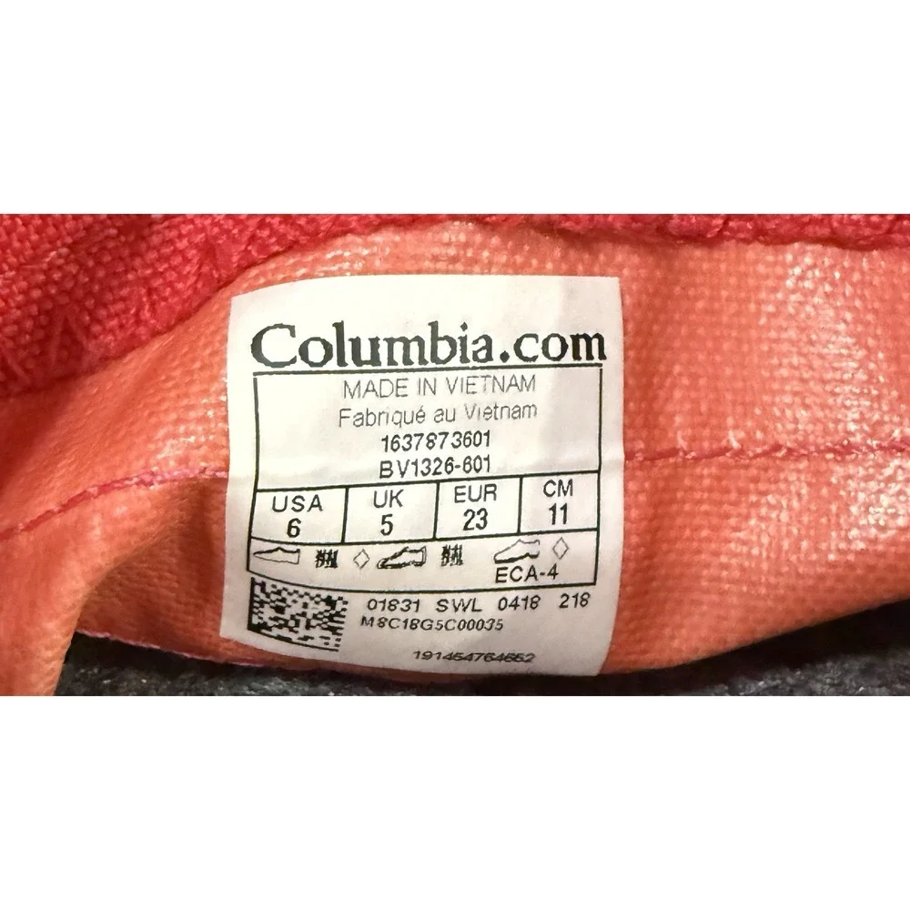 Columbia Kids Powderbug Plus II Winter Snow Boots size 6 Toddler NWOT Insulated